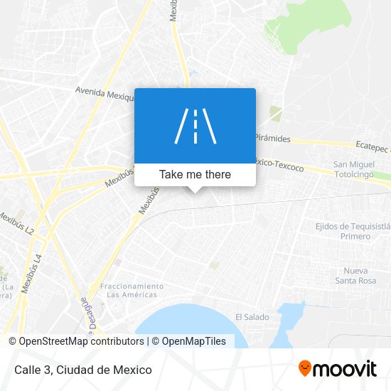 Calle 3 map