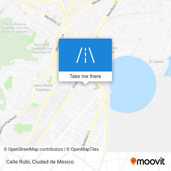 Mapa de Calle Rubí
