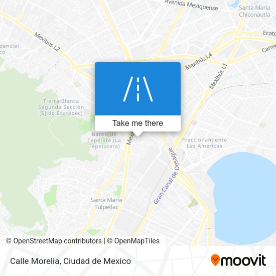 Calle Morelia map