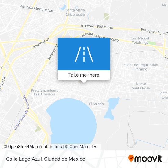 Calle Lago Azul map