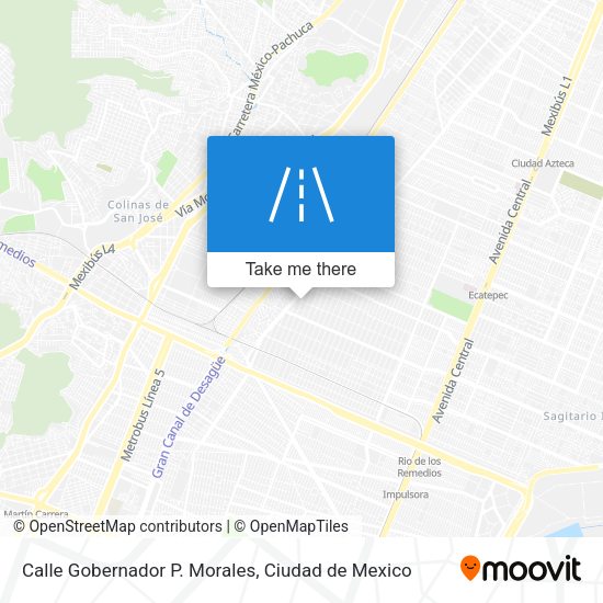 Mapa de Calle Gobernador P. Morales