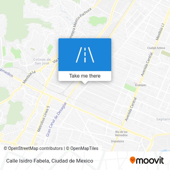 Mapa de Calle Isidro Fabela