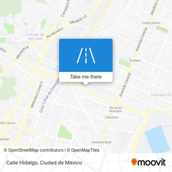 Mapa de Calle Hidalgo