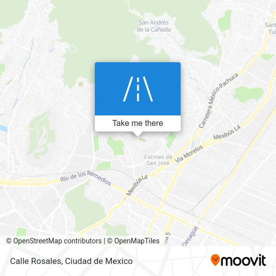 Calle Rosales map