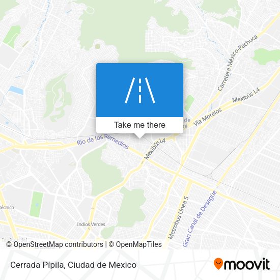 Cerrada Pípila map