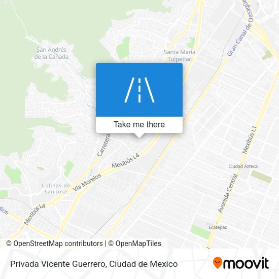 Privada Vicente Guerrero map