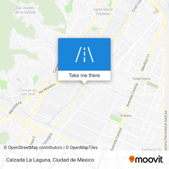 Calzada La Laguna map