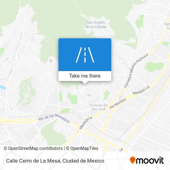 Calle Cerro de La Mesa map
