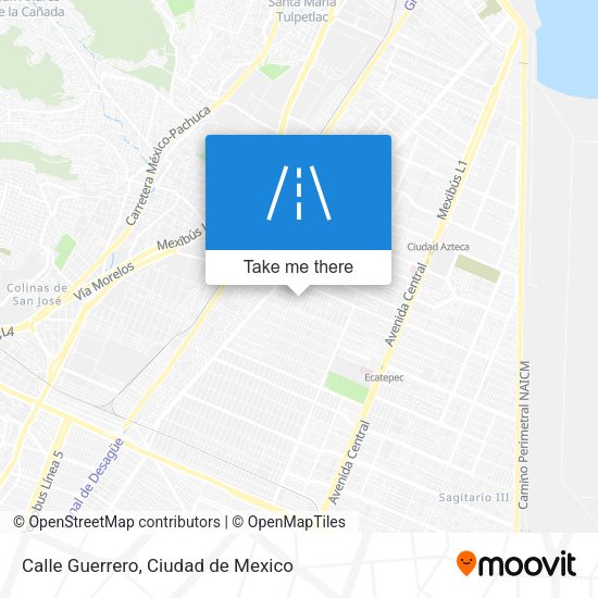 Mapa de Calle Guerrero
