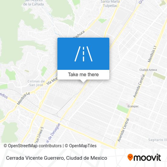 Cerrada Vicente Guerrero map