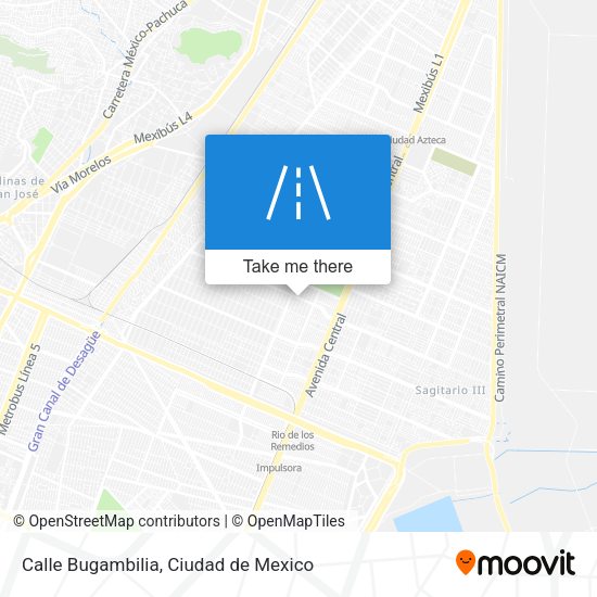 Calle Bugambilia map