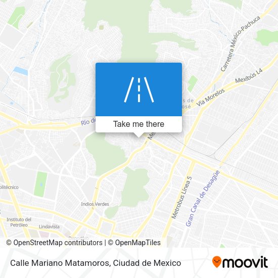 Calle Mariano Matamoros map