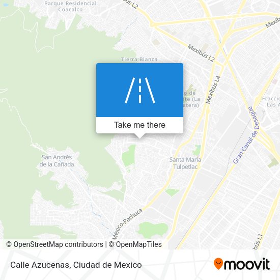 Mapa de Calle Azucenas
