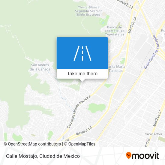 Calle Mostajo map