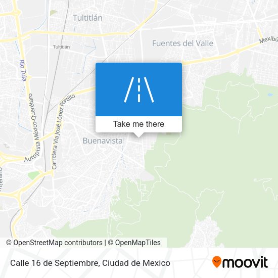 Calle 16 de Septiembre map