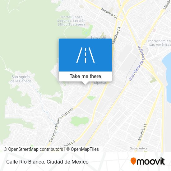 Mapa de Calle Río Blanco