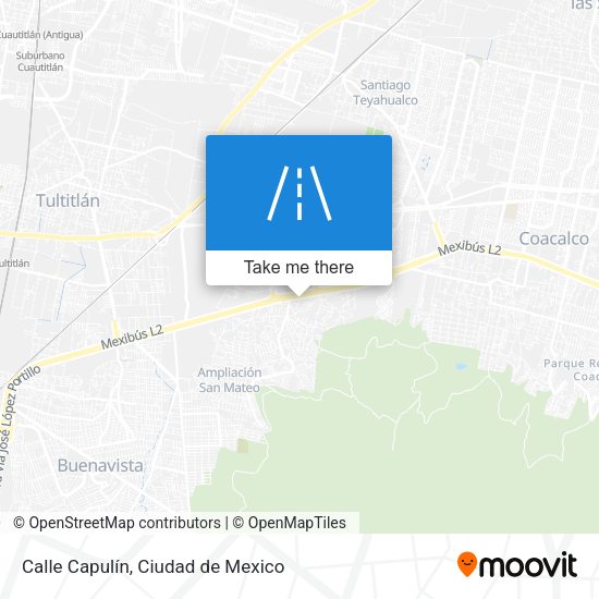 Calle Capulín map