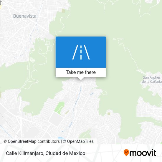 Mapa de Calle Kilimanjaro