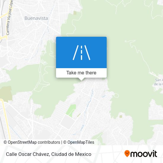 Calle Oscar Chávez map
