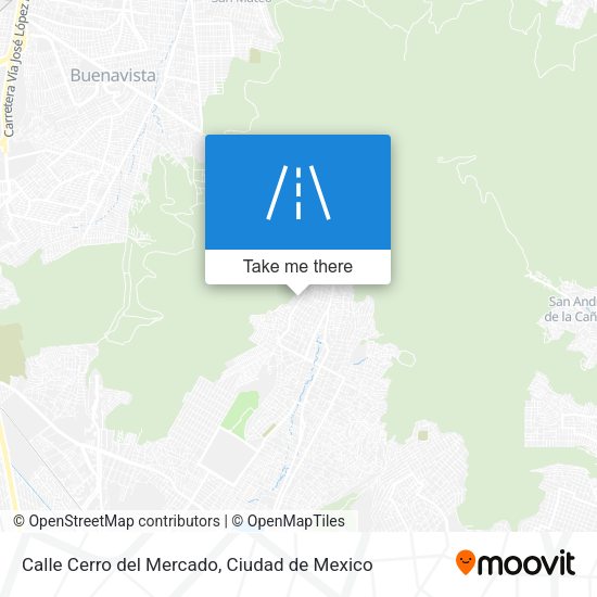 Calle Cerro del Mercado map