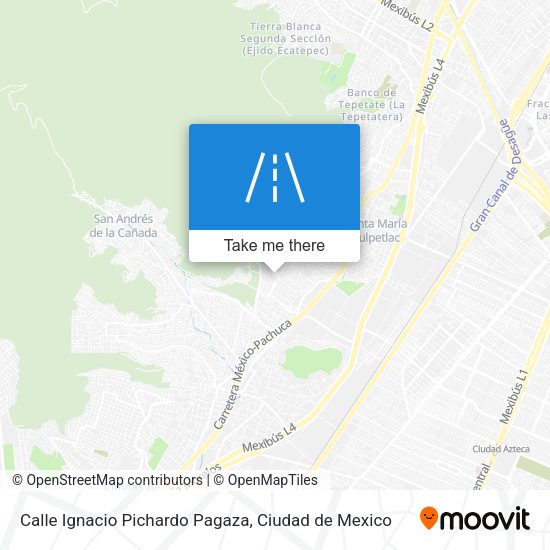 Mapa de Calle Ignacio Pichardo Pagaza