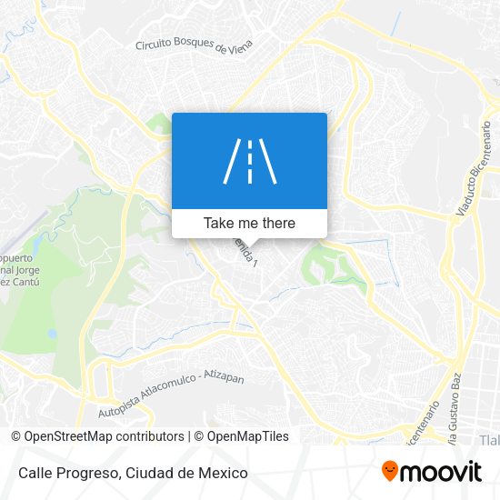 Calle Progreso map