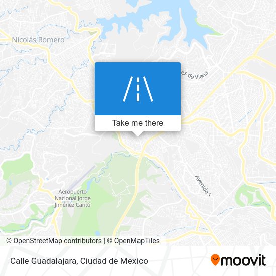 Mapa de Calle Guadalajara