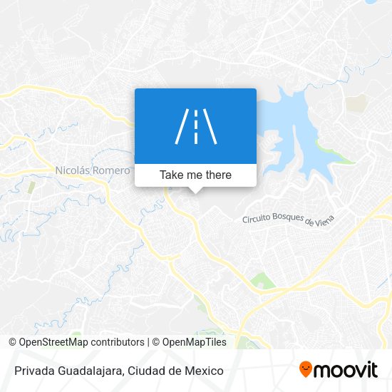 Privada Guadalajara map