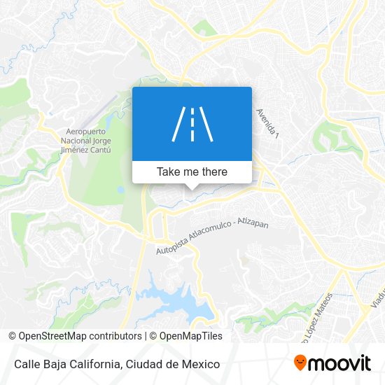 Calle Baja California map