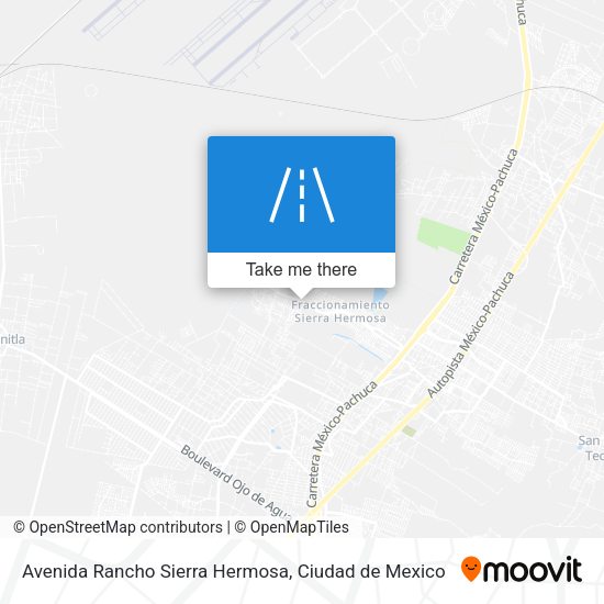 Avenida Rancho Sierra Hermosa map