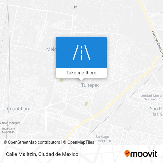 Mapa de Calle Malitzin