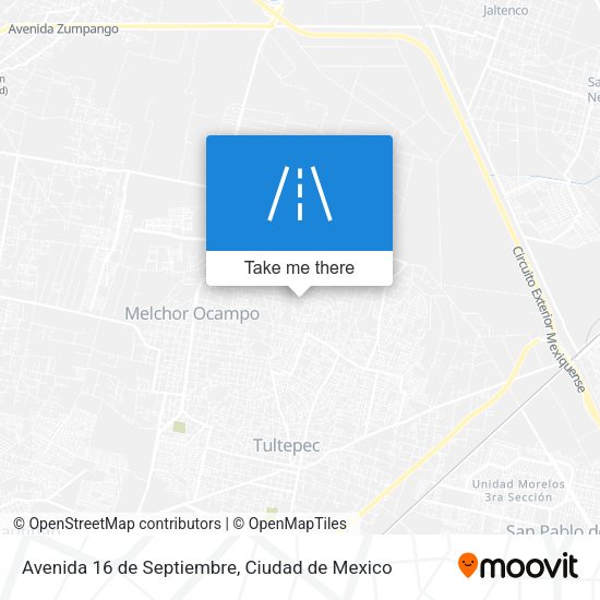 Mapa de Avenida 16 de Septiembre