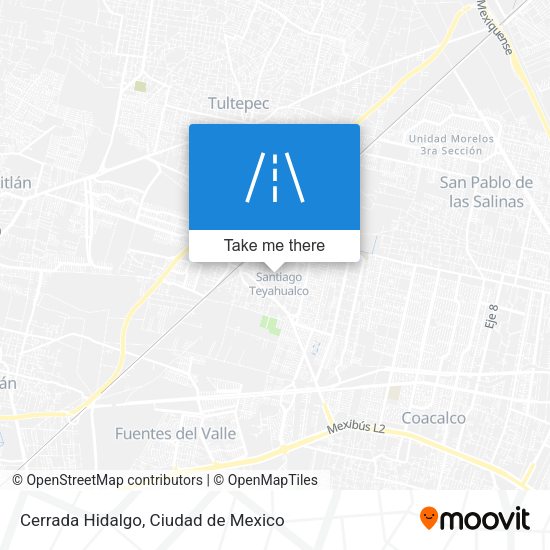 Cerrada Hidalgo map