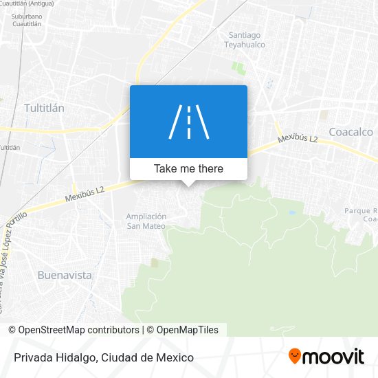Privada Hidalgo map