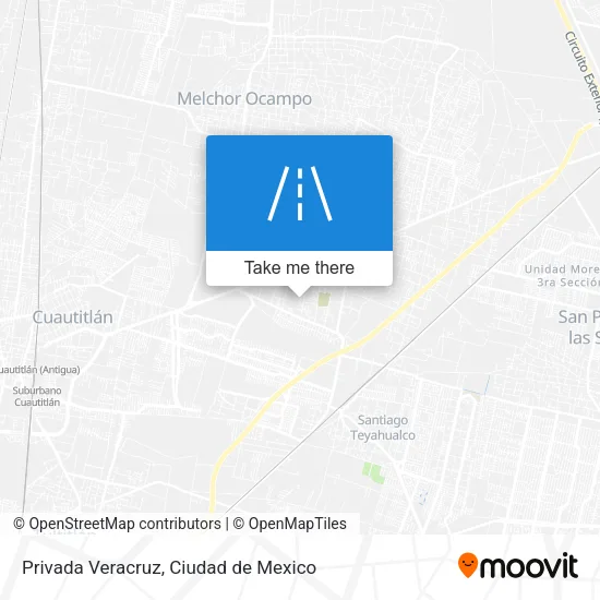 Privada Veracruz map