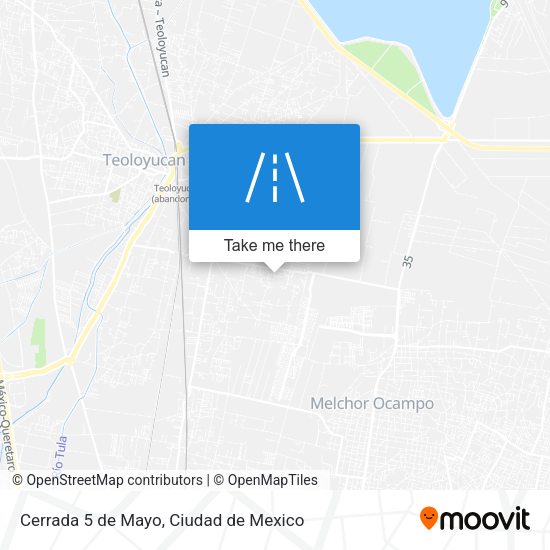Cerrada 5 de Mayo map