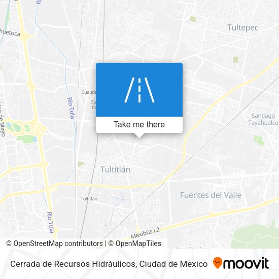 Cerrada de Recursos Hidráulicos map