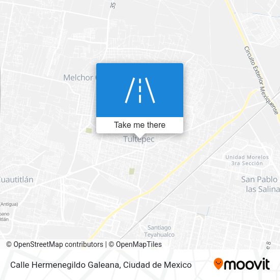 Mapa de Calle Hermenegildo Galeana