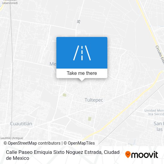Mapa de Calle Paseo Emiquia Sixto Noguez Estrada