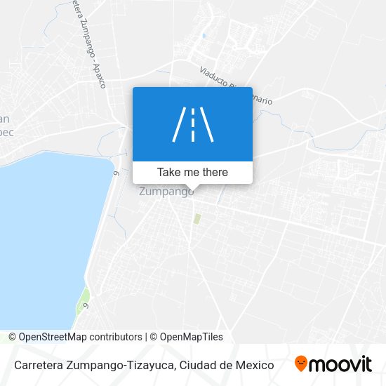 Mapa de Carretera Zumpango-Tizayuca