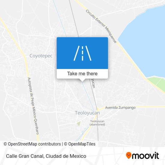 Mapa de Calle Gran Canal