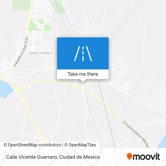 Mapa de Calle Vicente Guerrero