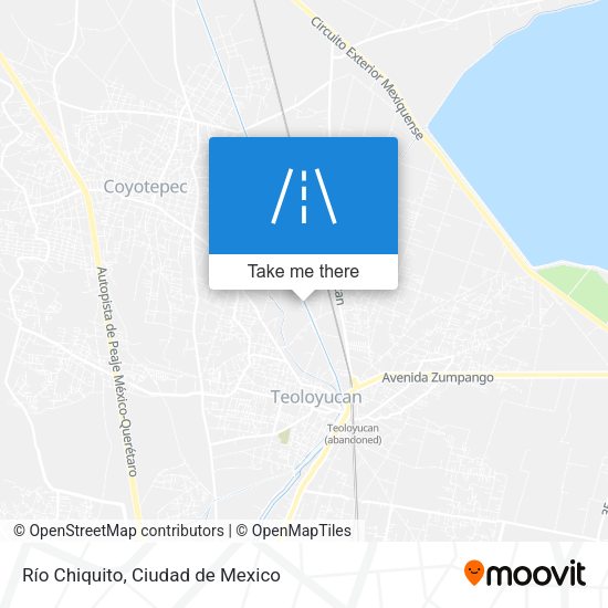 Río Chiquito map