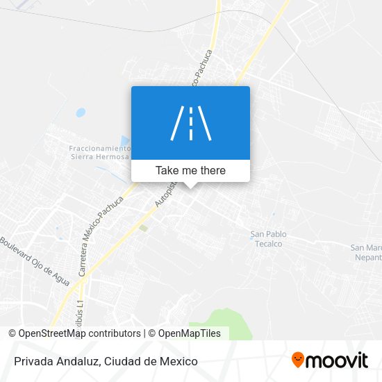 Privada Andaluz map