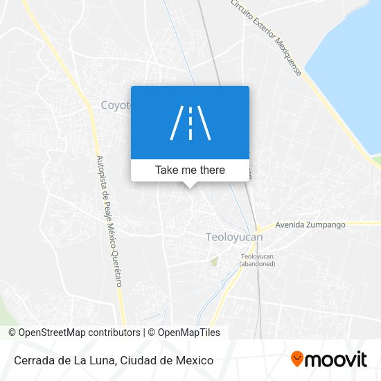 Cerrada de La Luna map