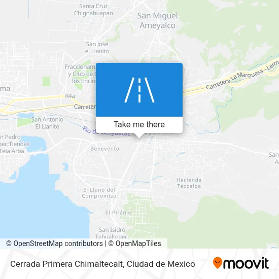 Cerrada Primera Chimaltecalt map