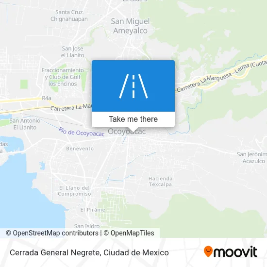 Cerrada General Negrete map
