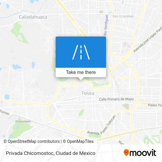 Privada Chicomostoc map