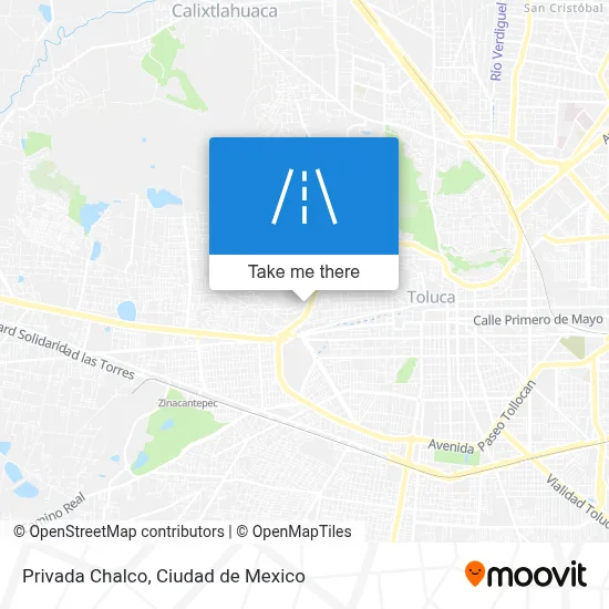 Privada Chalco map