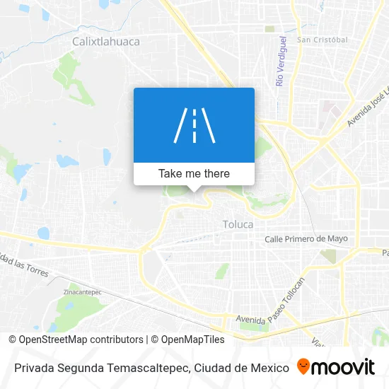Privada Segunda Temascaltepec map
